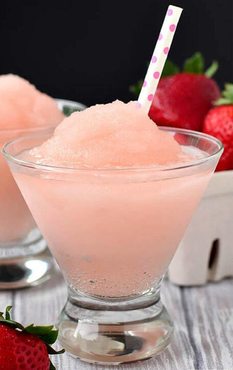The Self-Help-10k Everclear, Stawberry Purree, and lemon juice