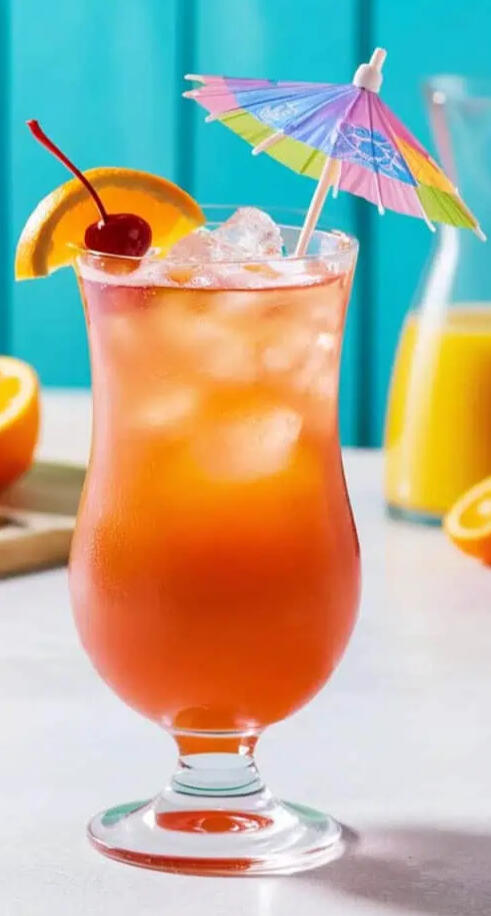 The Romance-10k Vodka, Peach Schnapps, Pineapple Juice, and Cranberry Juice